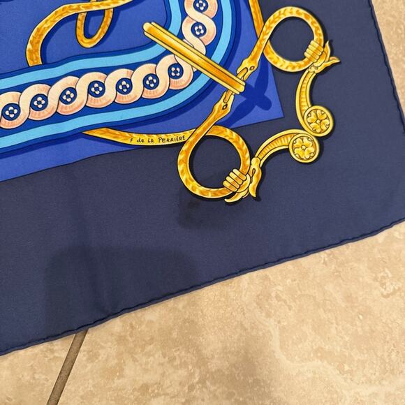 Hermes Bride De Cour Silk Scarf - Picture 4 of 8